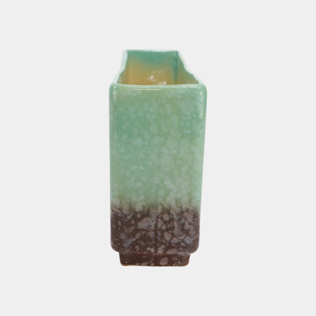 Roseville Artwood Green 1951 Mid Century Modern Pottery Ceramic Planter 1056-10