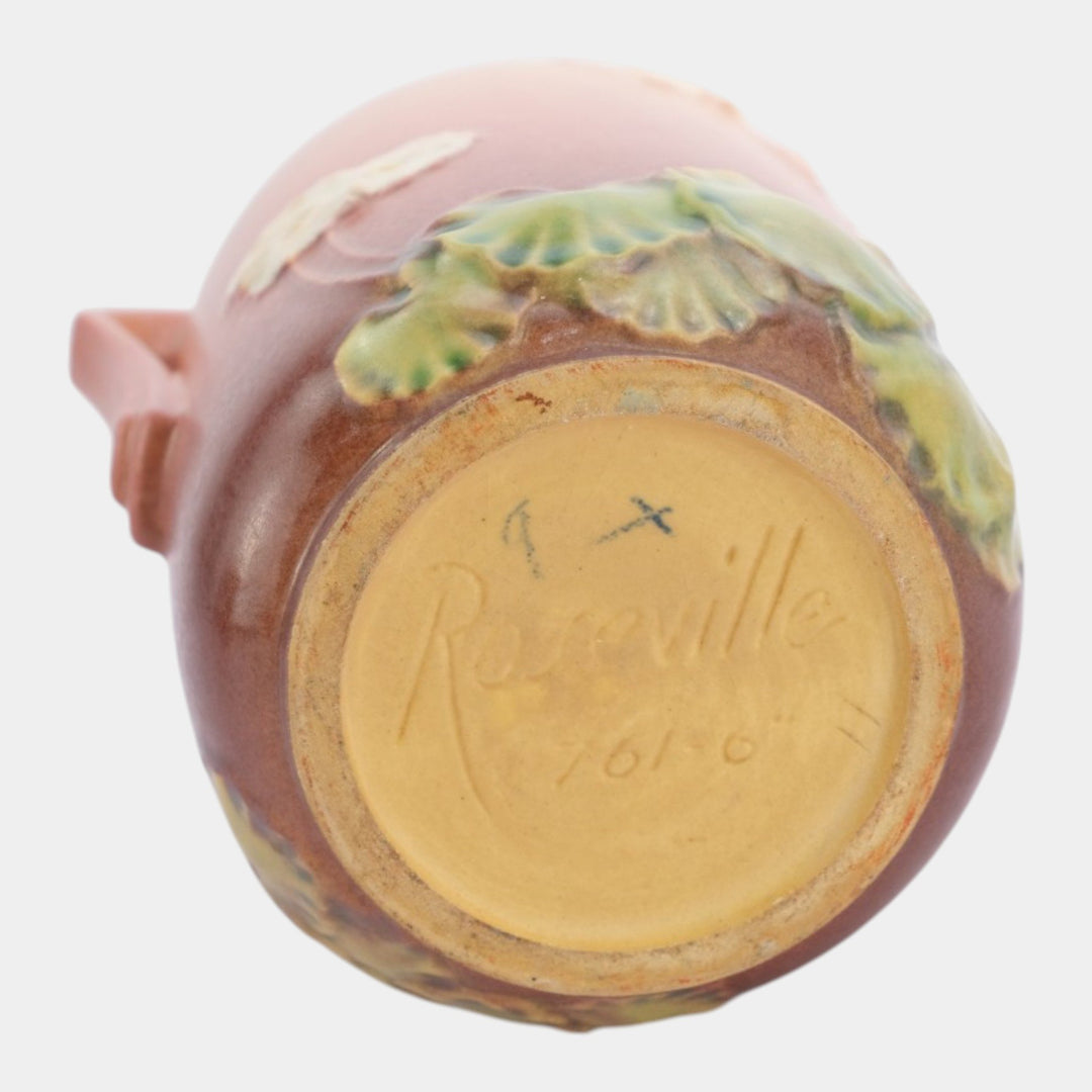 Roseville Primrose Pink 1936 Vintage Art Deco Pottery Ceramic Vase 761-6