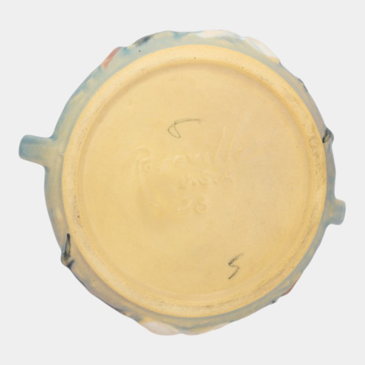 Roseville Magnolia Blue 1943 Vintage Art Pottery Ceramic Ashtray 28