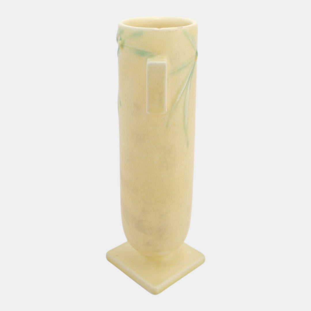 Roseville Dawn Yellow 1937 Vintage Art Deco Pottery Ceramic Vase 828-8