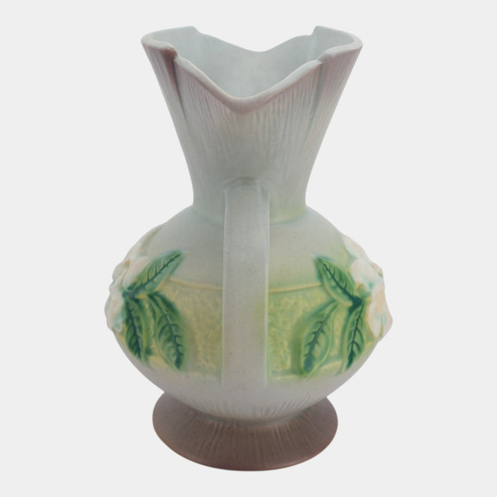 Roseville Gardenia Gray 1950 Mid Century Modern Pottery Ceramic Vase 684-8