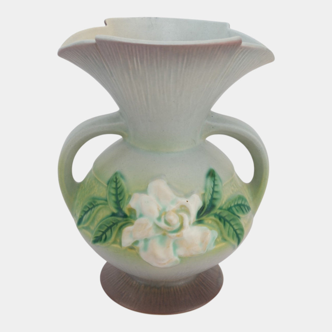 Roseville Gardenia Gray 1950 Mid Century Modern Pottery Ceramic Vase 684-8