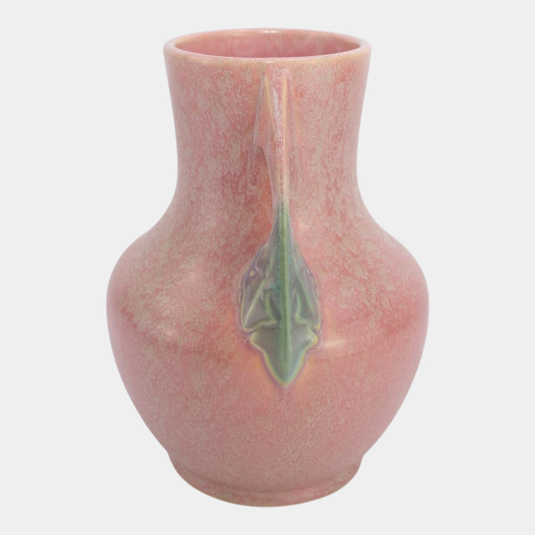 Roseville Tuscany Pink 1927 Vintage Art Deco Pottery Ceramic Flower Vase 346-9