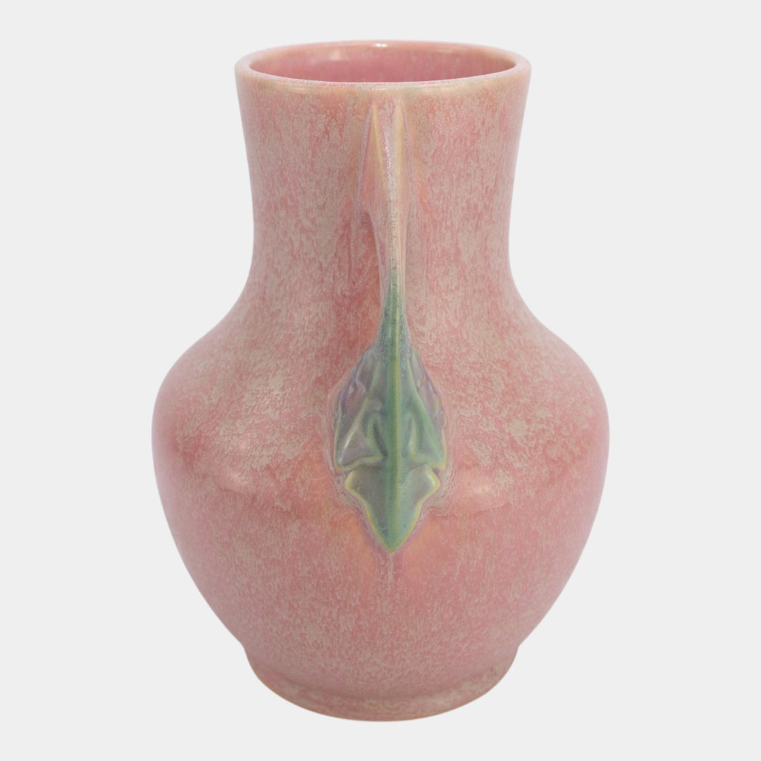 Roseville Tuscany Pink 1927 Vintage Art Deco Pottery Ceramic Flower Vase 346-9