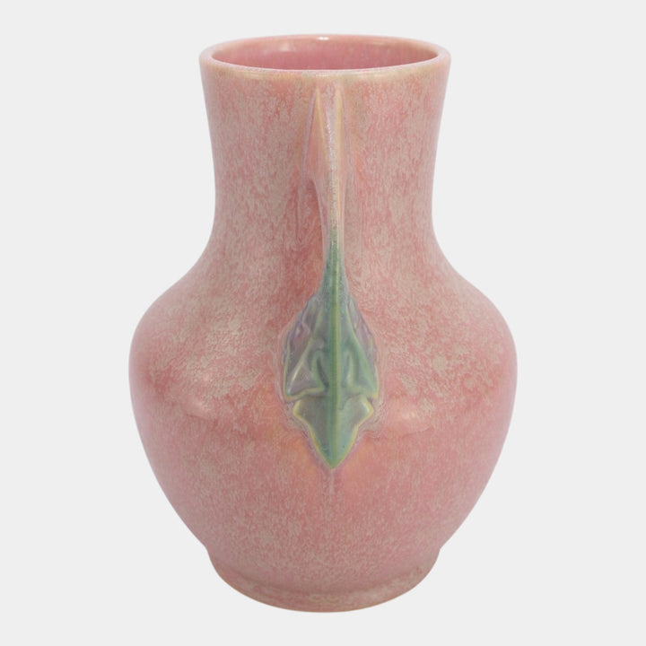 Roseville Tuscany Pink 1927 Vintage Art Deco Pottery Ceramic Flower Vase 346-9