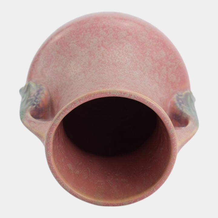 Roseville Tuscany Pink 1927 Vintage Art Deco Pottery Ceramic Flower Vase 346-9
