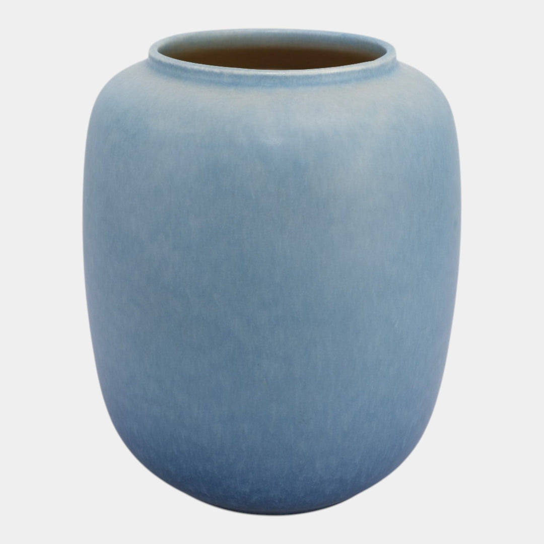 Roseville Rozane Patterns Blue 1941 Mid Century Modern Pottery Ceramic Vase 4-8