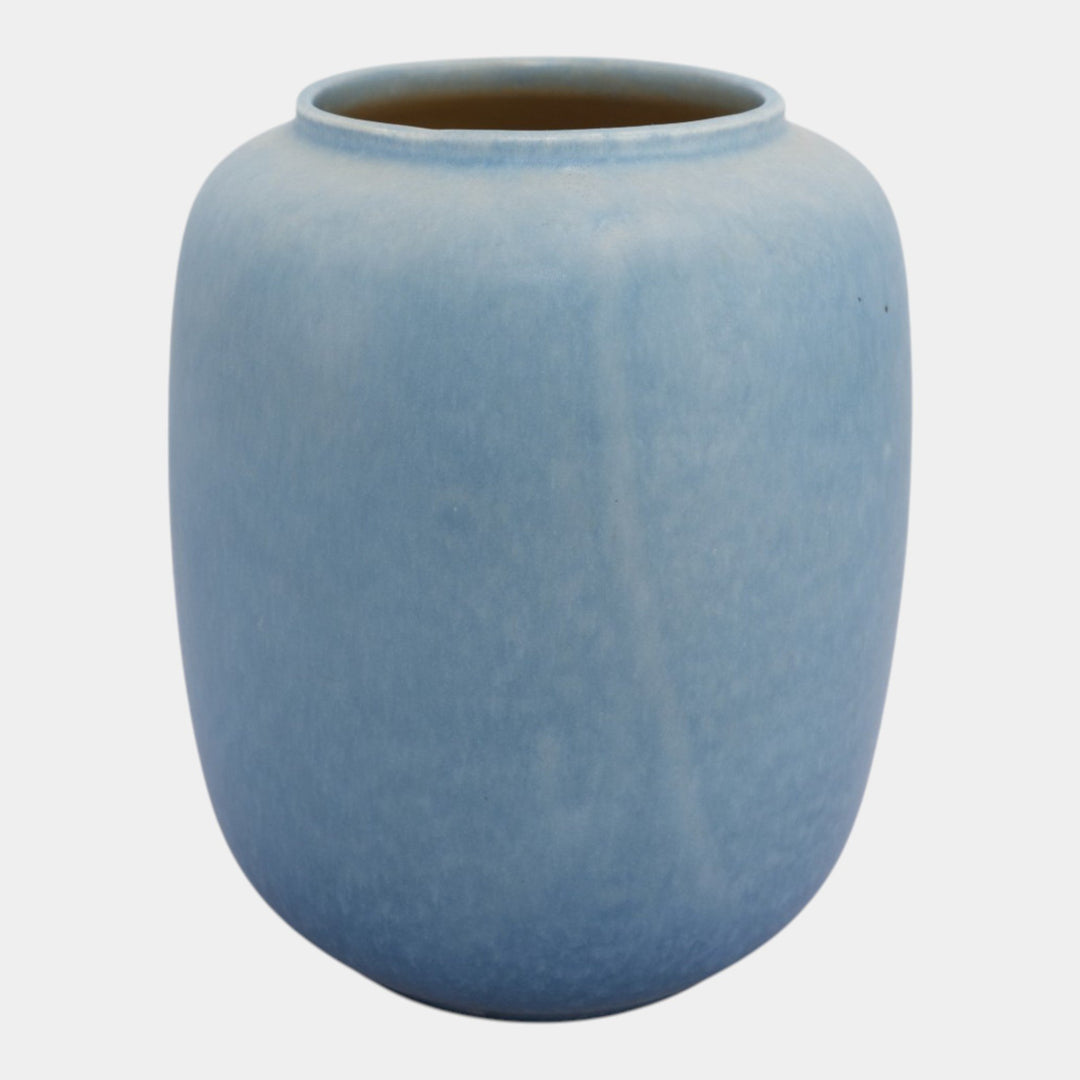 Roseville Rozane Patterns Blue 1941 Mid Century Modern Pottery Ceramic Vase 4-8