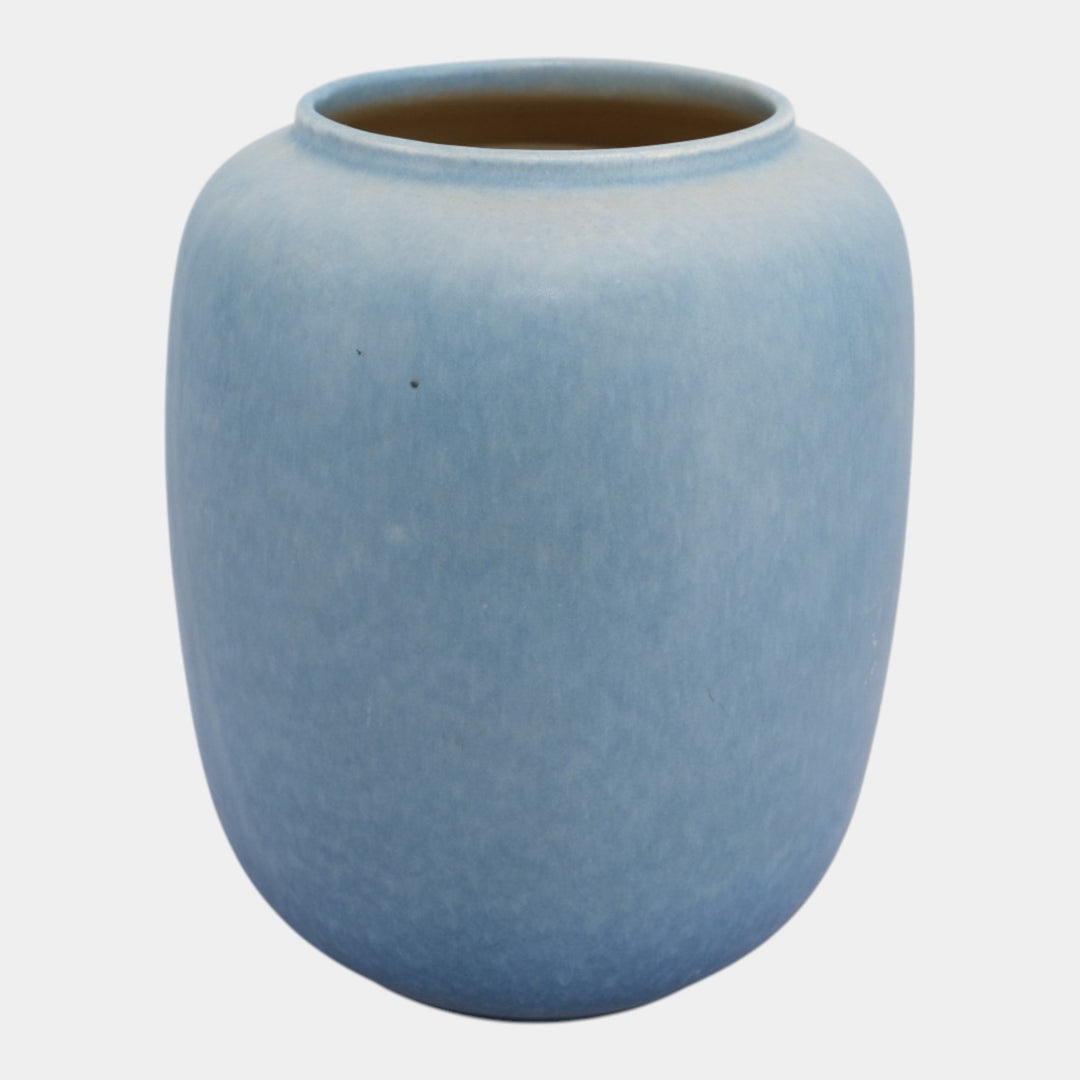 Roseville Rozane Patterns Blue 1941 Mid Century Modern Pottery Ceramic Vase 4-8