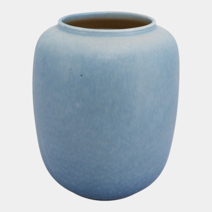 Roseville Rozane Patterns Blue 1941 Mid Century Modern Pottery Ceramic Vase 4-8