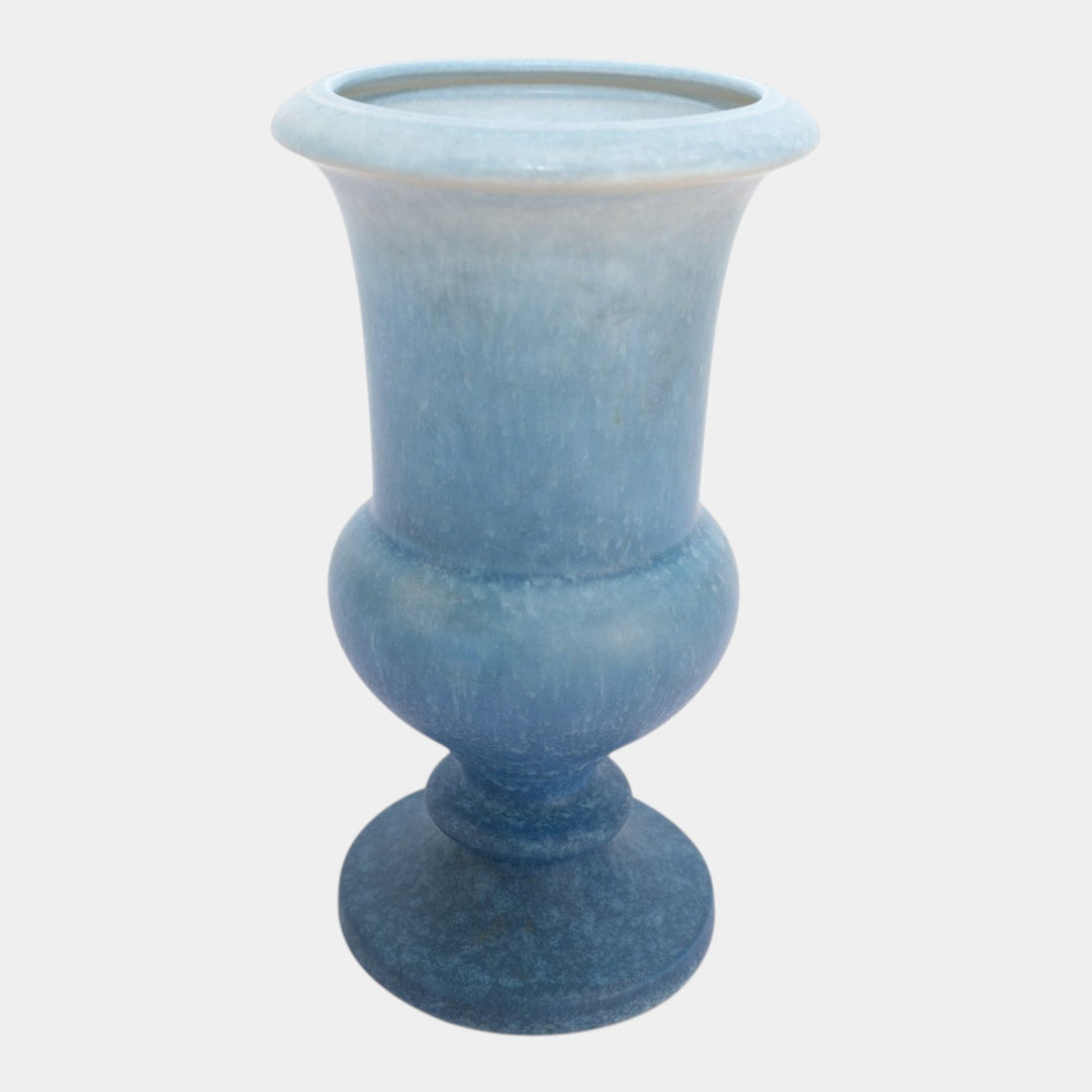 Roseville Rozane Patterns Blue 1941 Vintage Art Deco Pottery Ceramic Vase 5-8
