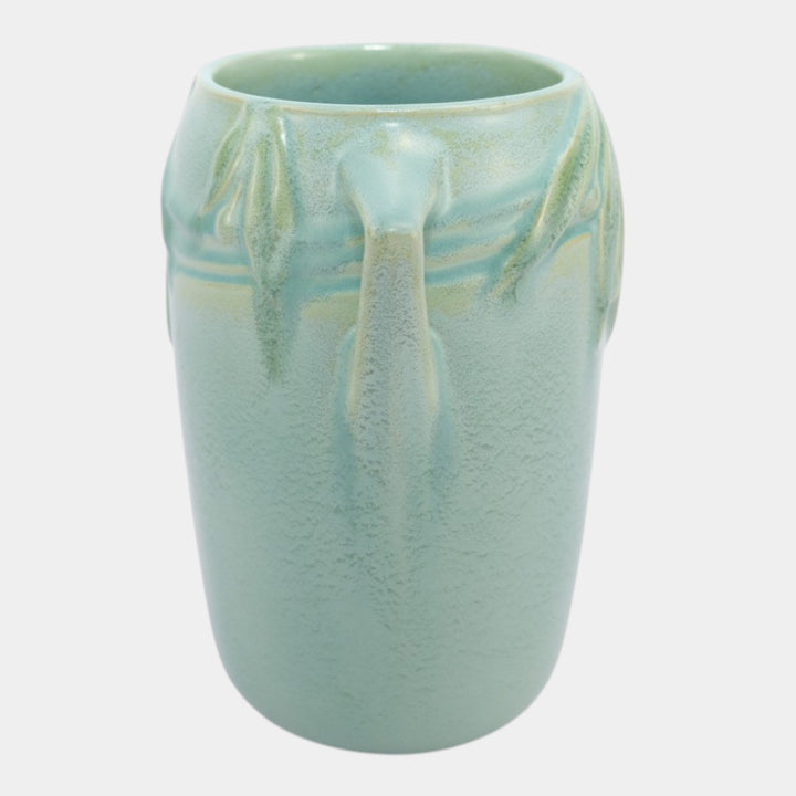 Roseville Velmoss II Green 1935 Vintage Art Deco Pottery Ceramic Vase 714-6