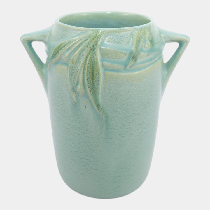 Roseville Velmoss II Green 1935 Vintage Art Deco Pottery Ceramic Vase 714-6