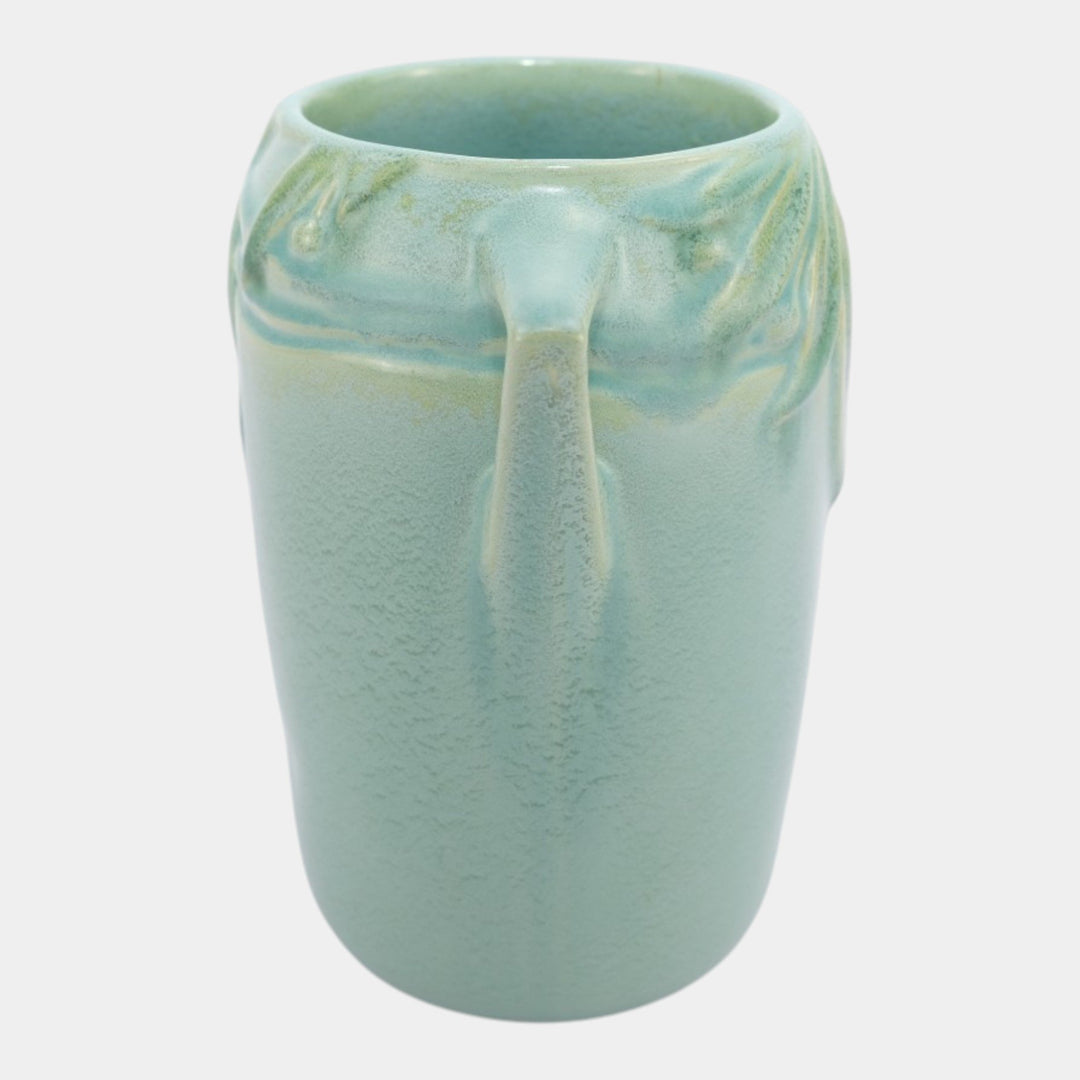 Roseville Velmoss II Green 1935 Vintage Art Deco Pottery Ceramic Vase 714-6