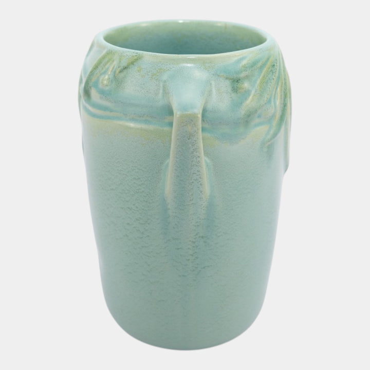 Roseville Velmoss II Green 1935 Vintage Art Deco Pottery Ceramic Vase 714-6