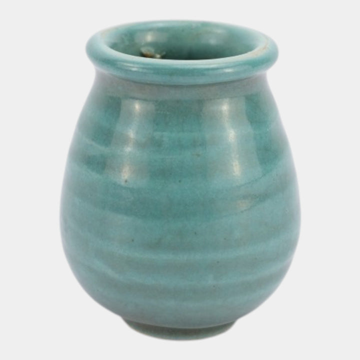 Newcomb College 1910-15 Vintage Art Pottery Turquoise Ceramic Cabinet Vase