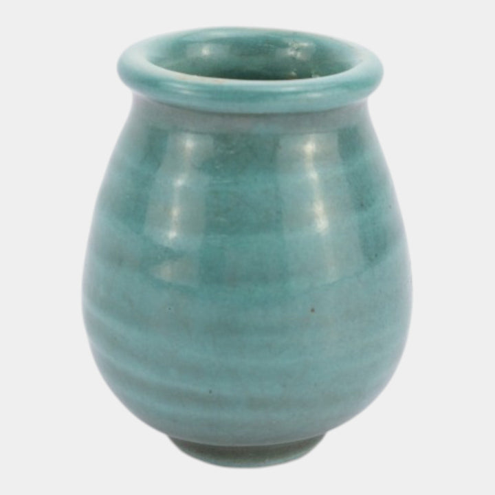 Newcomb College 1910-15 Vintage Art Pottery Turquoise Ceramic Cabinet Vase