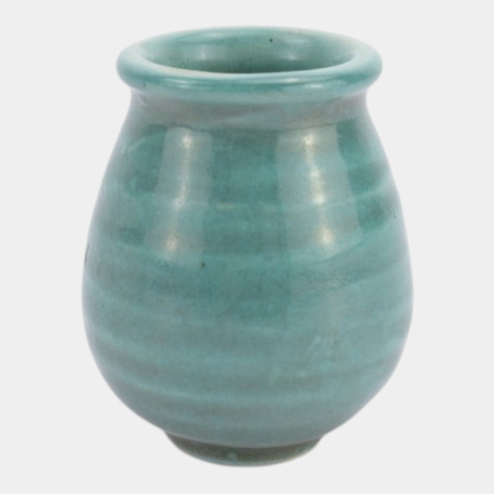 Newcomb College 1910-15 Vintage Art Pottery Turquoise Ceramic Cabinet Vase