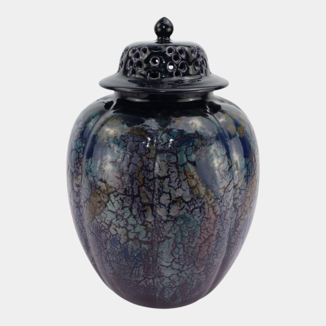 Rookwood 1922 Vintage Art Pottery Birds Of Paradise Large Lidded Jar 2582 Hurley