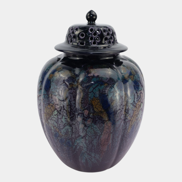 Rookwood 1922 Vintage Art Pottery Birds Of Paradise Large Lidded Jar 2582 Hurley