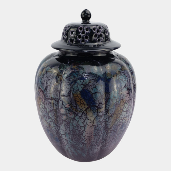 Rookwood 1922 Vintage Art Pottery Birds Of Paradise Large Lidded Jar 2582 Hurley