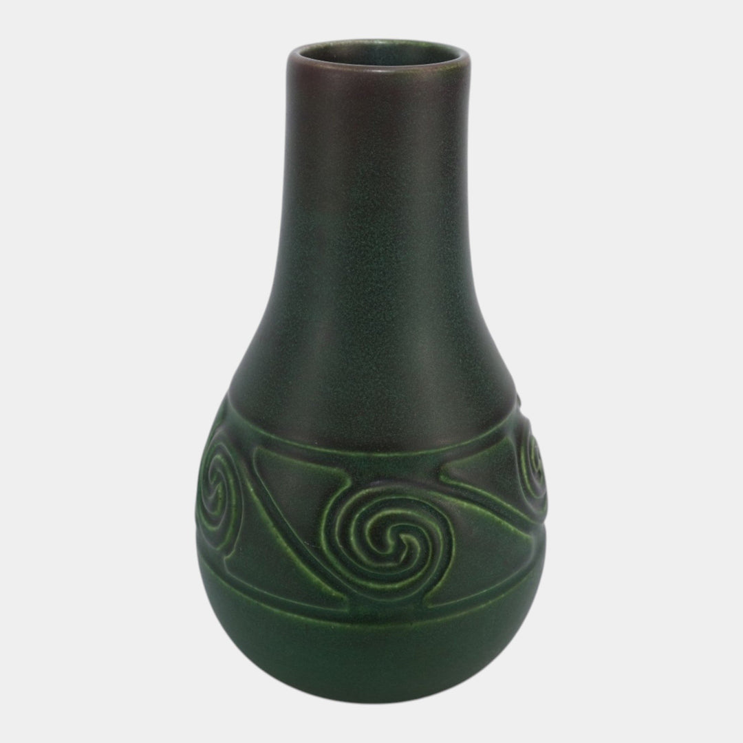 Rookwood 1913 Vintage Arts And Crafts Pottery Matte Green Ceramic Vase 989D