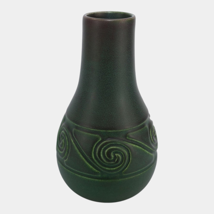 Rookwood 1913 Vintage Arts And Crafts Pottery Matte Green Ceramic Vase 989D
