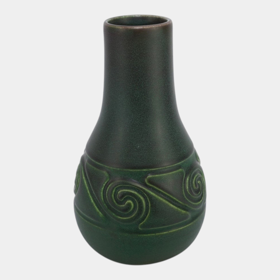 Rookwood 1913 Vintage Arts And Crafts Pottery Matte Green Ceramic Vase 989D