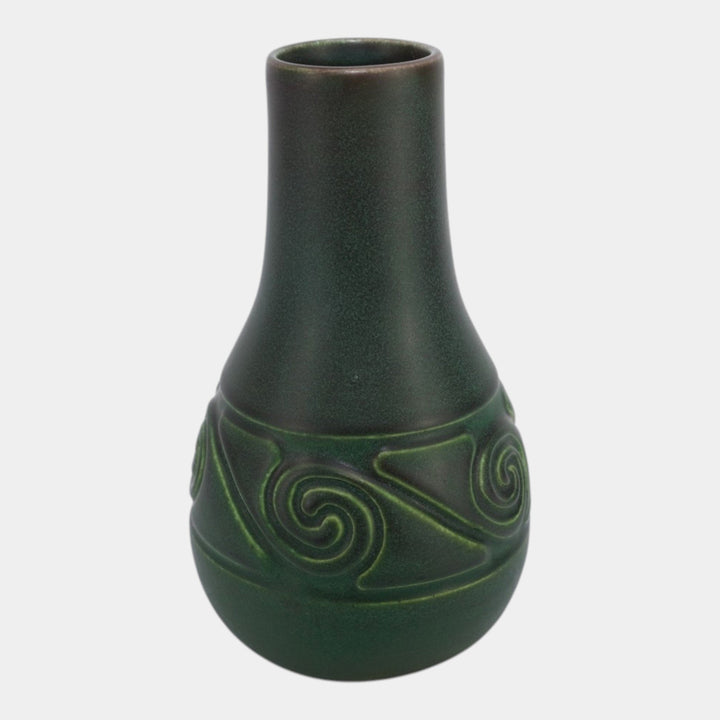 Rookwood 1913 Vintage Arts And Crafts Pottery Matte Green Ceramic Vase 989D