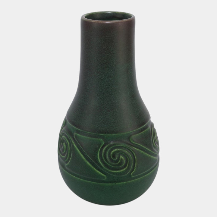 Rookwood 1913 Vintage Arts And Crafts Pottery Matte Green Ceramic Vase 989D