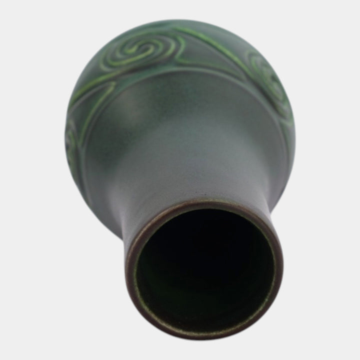 Rookwood 1913 Vintage Arts And Crafts Pottery Matte Green Ceramic Vase 989D