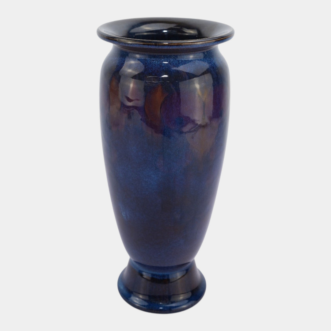 Rookwood 1926 Vintage Arts Deco Black Opal Glaze Floral Shoulder Vase 2787 Sax