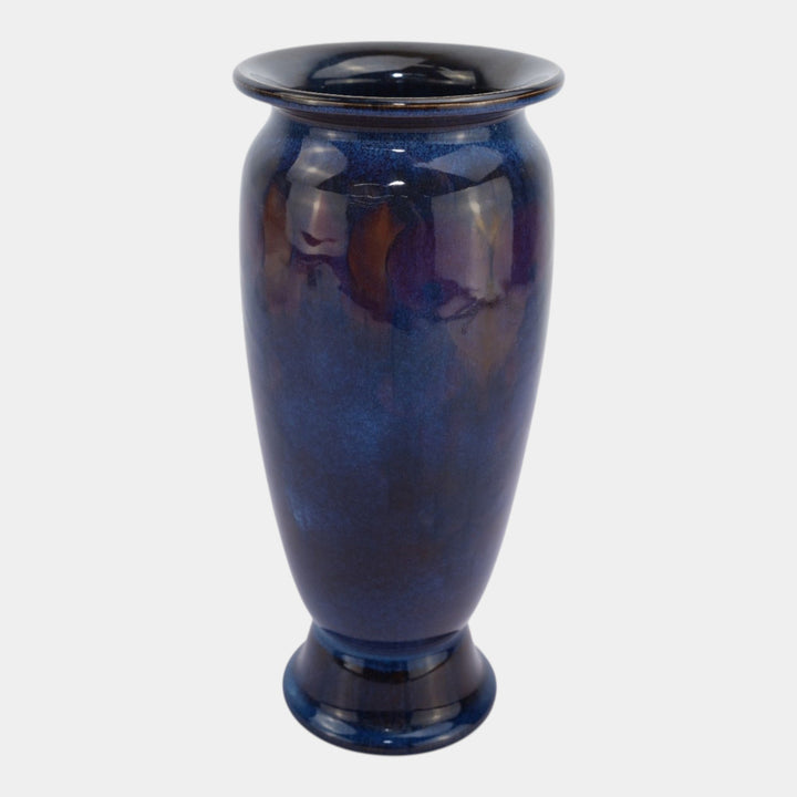Rookwood 1926 Vintage Arts Deco Black Opal Glaze Floral Shoulder Vase 2787 Sax