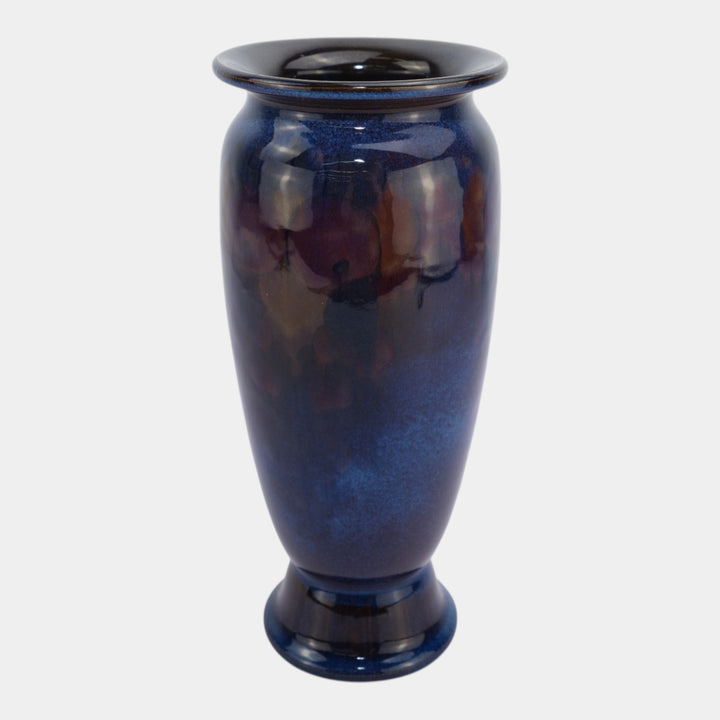 Rookwood 1926 Vintage Arts Deco Black Opal Glaze Floral Shoulder Vase 2787 Sax