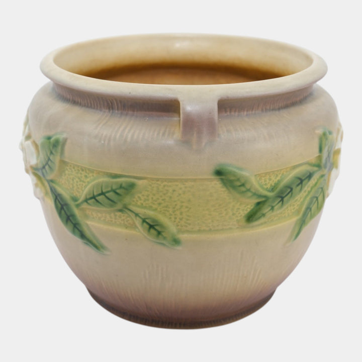Roseville Gardenia Gray 1950 Mid Century Modern Ceramic Jardiniere Planter 601-6