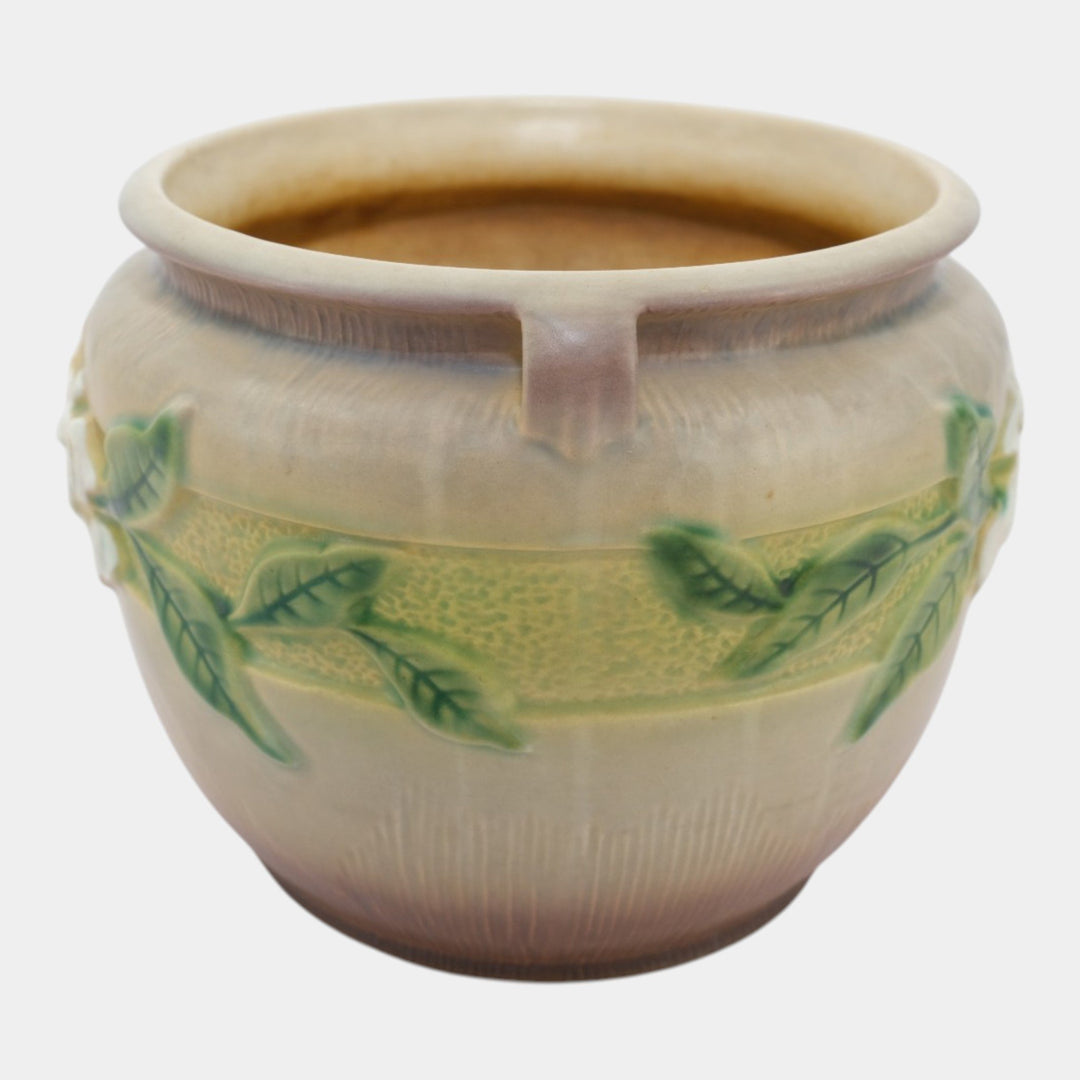 Roseville Gardenia Gray 1950 Mid Century Modern Ceramic Jardiniere Planter 601-6