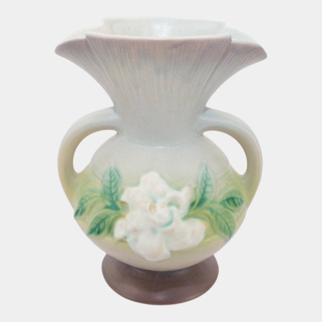 Roseville Gardenia Gray 1950 Mid Century Modern Ceramic Vase 684-8