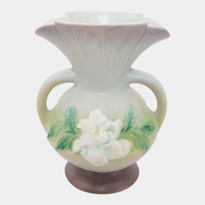 Roseville Gardenia Gray 1950 Mid Century Modern Ceramic Vase 684-8