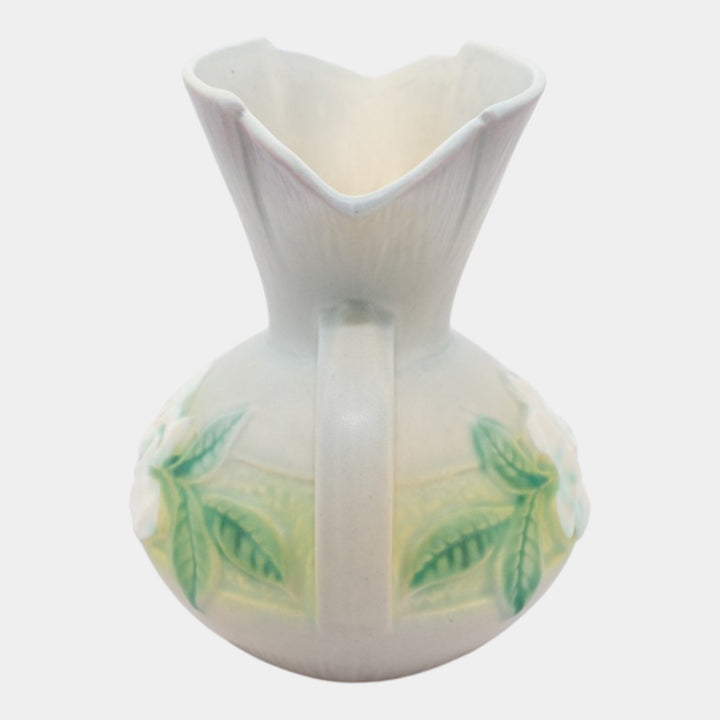 Roseville Gardenia Gray 1950 Mid Century Modern Ceramic Vase 684-8