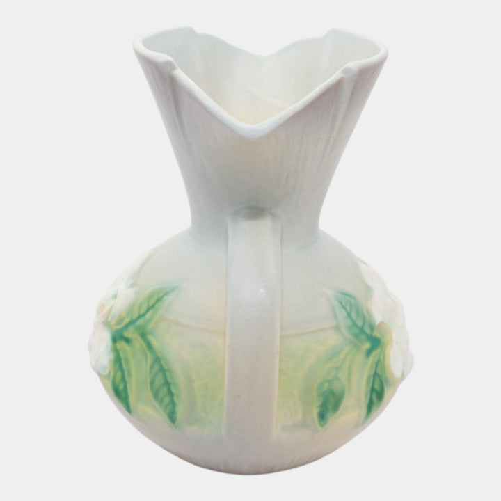 Roseville Gardenia Gray 1950 Mid Century Modern Ceramic Vase 684-8