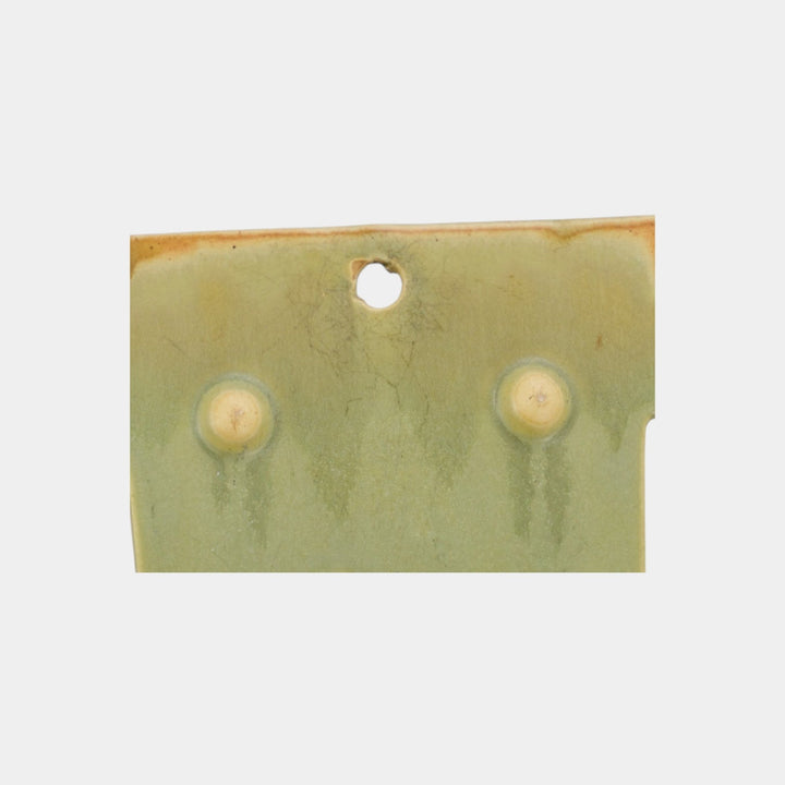 Roseville Carnelian I Green 1926 Vintage Art Pottery Ceramic Wall Pocket 1248-8