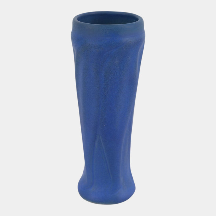 Van Briggle USA 1922-1926 Vintage Arts And Crafts Pottery Blue Leaves Vase 863