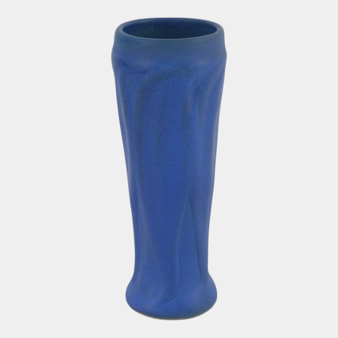 Van Briggle USA 1922-1926 Vintage Arts And Crafts Pottery Blue Leaves Vase 863
