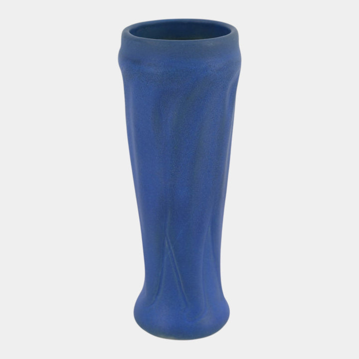 Van Briggle USA 1922-1926 Vintage Arts And Crafts Pottery Blue Leaves Vase 863