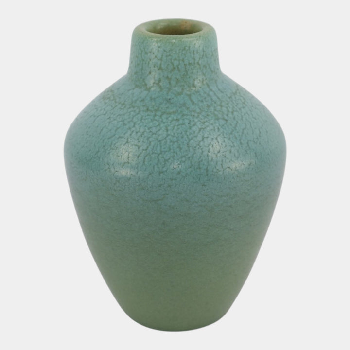Van Briggle 1905 Vintage Arts & Crafts Pottery Blue Green Shouldered Vase 320