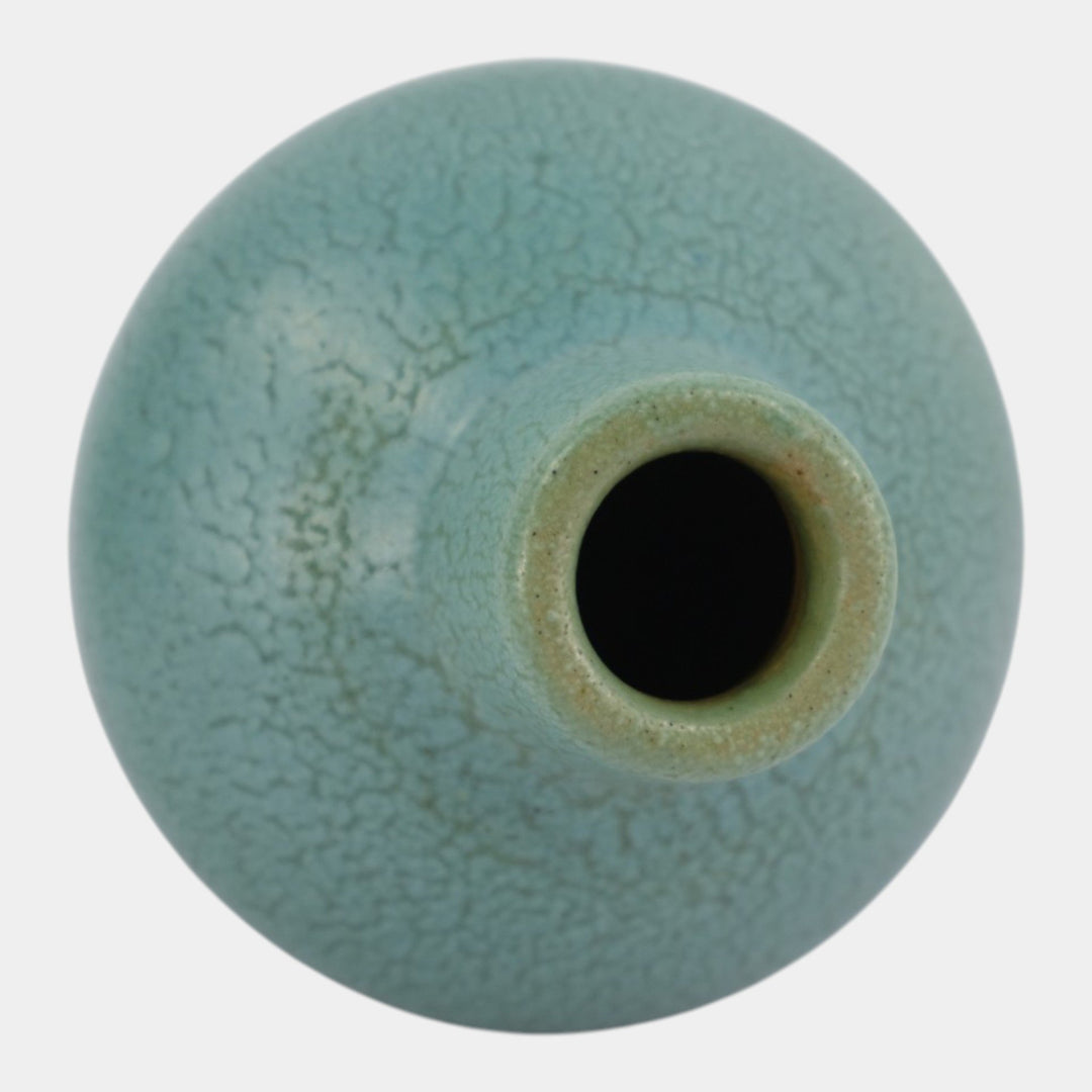 Van Briggle 1905 Vintage Arts & Crafts Pottery Blue Green Shouldered Vase 320