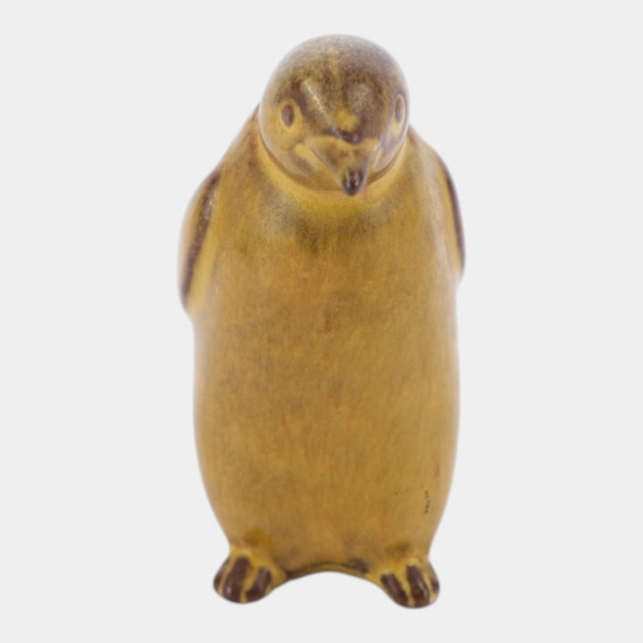 Nicodemus Pottery Mid Century Yellow Penguin Figural Art Pottery Figurine