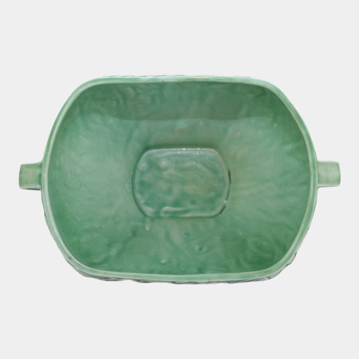 Roseville Morning Glory Green 1935 Vintage Art Pottery Ceramic Bowl 270-8