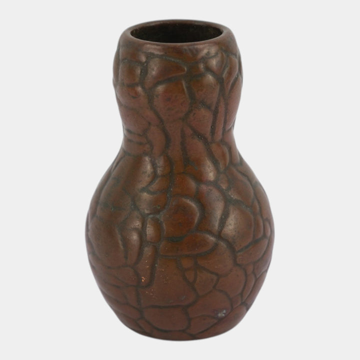 Clewell Copper Clad Vintage Arts And Crafts Pottery Brown Ceramic Vase