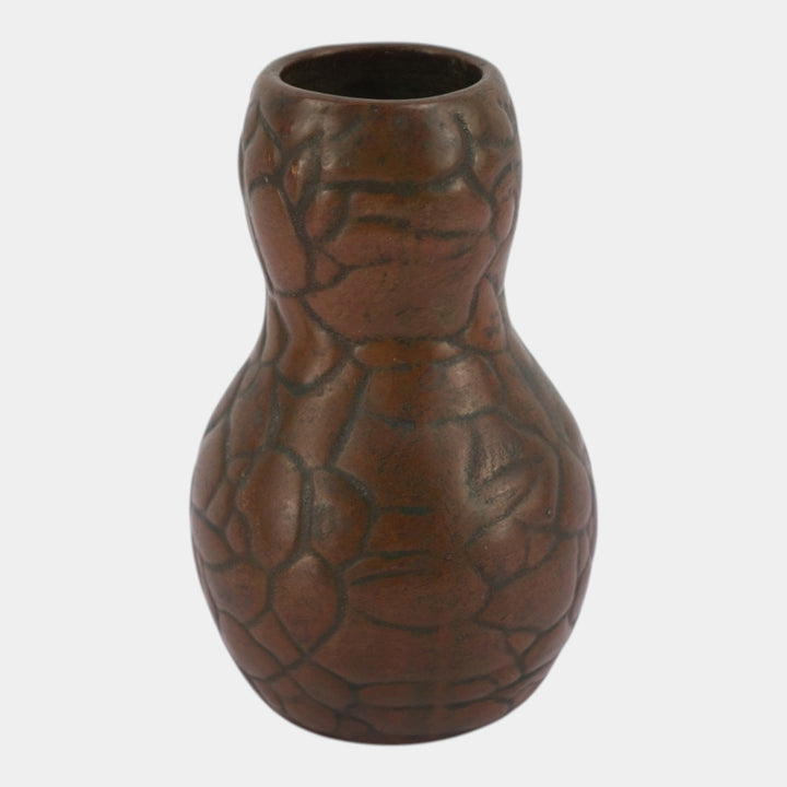 Clewell Copper Clad Vintage Arts And Crafts Pottery Brown Ceramic Vase